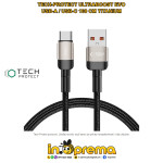 USB C KABEL 100W 5A 1M TECH EVO PUNJENJE TYPE C TITANIUM