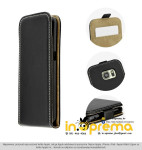 VERTIKALNA FLIP FUTROLA TORBICA ZA IPHONE 7 CRNA
