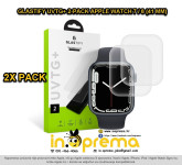 ZAŠTITNO STAKLO ZA APPLE WATCH 7 8 41MM GLASTIFY UVTG+ 2 KOM