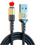 Lightning usb data pleteni kabel/Premium/3m/crni