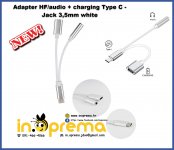 Type-C Audio adapter Type C na 3.5mm + Adapter type c punjac TIP C