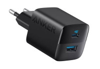Adapter ANKER 323, 33W, 1xUSB-C, 1xUSB-A, PowerIQ 3.0, crni