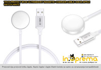 PUNJAČ ZA APPLE WATCH TECH MC02 ULTRABOOST 100 CM BIJELI USB-A