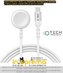 PUNJAČ ZA APPLE WATCH MAGNETSKI USB-C 120CM TECH ULTRABOOST BIJELI