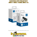 AUTO PUNJAČ BLUE STAR 30W USB C USB A PD QC3 PPS KABEL TYPE C CRNI