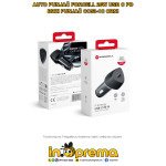 AUTO PUNJAČ FORCELL 20W USB C PD BRZI CC50 CRNI