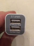 AUTO PUNJAC USB SA KABLOVIMA za Iphone