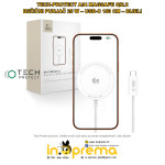 BEŽIČNI PUNJAČ MAGSAFE QI2.2 25W BRZI ZA IPHONE TECH A54 BIJELI