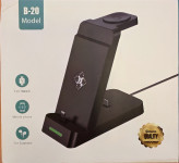 Bežični punjač za mobitel, sat i slušalice