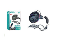 Bluetooth 5.0 FM transmiter s brzim punjenjem i LED iluminacijom