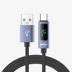 BWOO USB-A na USB-C alu kabel za punjenje s LED zaslonom (3A), 1 m