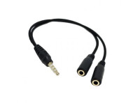 HAVIT audio kabel HV-G06 3.5mm(m) na 2×3.5mm(ž) audio/mikrofon