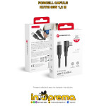 KABEL KABAL USB C FORCELL CAFULE KUTNI 60W 1,2M CRNI