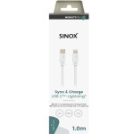 Kabel SINOX PRO, Lightning na USB-C, 1M, bijeli