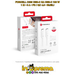 KABEL USB C NA USB C TYPE C TIP C 100W 1M FORCELL C339 BIJELI PD QC4