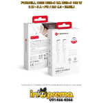 KABEL USB C NA USB C TYPE C TIP C 100W 2M FORCELL C339 BIJELI PD QC4
