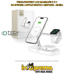 PUNJAČ MAGSAFE 3 U 1 ZA IPHONE APPLE WATCH AIRPODS TECH A12 BIJELI