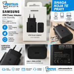Punjač Samsung T4511 45W Fast Charge USB-C crni bez kabla (orig. pak.)