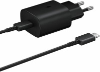 Punjač Samsung TA800 25W Fast Charge USB-C crni odvojivi kabel NOVO