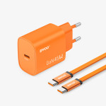 Punjač s USB-C kabelom BWOO Brzi/FAST PD 45W GaN