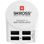 Putni adapter SKROSS, Euro USB CHarger (4xA)