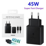 Samsung punjač 45W super fast + USB-C crni kabel KOMPLET!!!