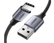 UGREEN USB-C (M) na USB 2.0 A (M) pleteni kabel, 1m
