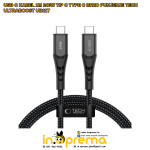 USB C KABEL 1M 240W TIP C TYPE C BRZO PUNJENJE TECH ULTRABOOST UB11T