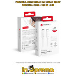 USB C KABEL TYPE C TIP C FORCELL 100W 5A 3M BIJELI PD QC4 C339