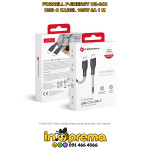 USB C NA USB C FORCELL 100W KABEL 5A PD QC4 1M CRNI