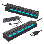 USB HUB, 7-PORTNI PUNJAČ