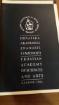 Hrvatska akademija znanosti i umjetnosti 2004. /Brošura