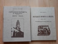 Povijest sporta u Splitu - Dvije knjige- Duško Marović i Mihovil Radja