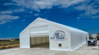 MONTAŽNE HALE / ŠATORI / 110 m2, 183 m2 ( 3 MODELA )