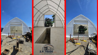 MONTAŽNE HALE / ŠATORI / 110 m2, 183 m2 ( 3 MODELA )