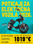 ELEKTRIČNI BUNTOVNIK KATANA MOPED SKUTER