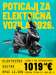 ELEKTRIČNI SKUTER OPAI 2x72V30ah