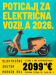 HORWIN EK1 COMFORT  2800W ELEKTRIČNI SKUTER 45/65km/h