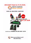 KOMPLET SERVIS KIT ZA HONDA SH 300, FORZA 300-AKCIJA!