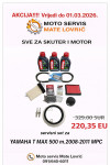 KOMPLET SERVIS KIT ZA YAMAHA T MAX 500 M. 2008-2011-AKCIJA!