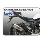 Kawasaki ZX6R..ispuh LEOVINCE SBK Factory R titan