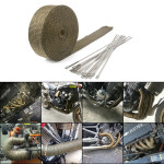 TERMO IZOLACIJSKA TRAKA ( crna i zlatna) ZA ISPUŠNE GRANE I AUSPUHE