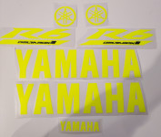 Akcija, zamjenske naljepnice za Yamahu R6 u neon žutoj boji