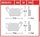 BMW F 650 (93-99) STRAŽNJE DISK PLOČICE **NOVO**