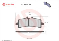 DISK PLOČICE BREMBO 07BB37SA AKCIJA!!!