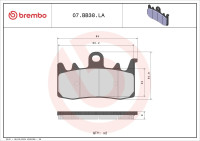 DISK PLOČICE BREMBO 07BB38LA AKCIJA!!!