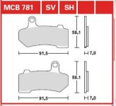Disk pločice  HARLEY DAVIDSON