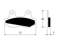 Disk pločice Honda NSR 50/75, GPR 50 R