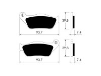 Disk pločice MBK, YAMAHA