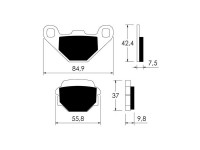 Disk pločice POLARIS,RIEJU,SUZUKI,YAMAHA